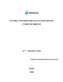 RESENHA CRITICA DIREITO INTERNACIONAL MONISMO E DUALISMO