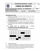 O CURSO DE DIREITO