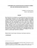A EXPERIMENTAÇÃO COMO METODOLOGIA NO ENSINO DA QUÍMICA PARA UMA APRENDIZAGEM MAIS SIGNIFICATIVA