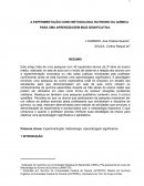 A EXPERIMENTAÇÃO COMO METODOLOGIA NO ENSINO DA QUÍMICA PARA UMA APRENDIZAGEM MAIS SIGNIFICATIVA