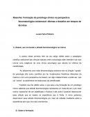 Resenha: Formação do Psicólogo Clínico na Perspectiva Fenomenológico-existencial: dilemas e desafios em tempos de técnicas