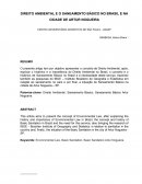 Direito Ambiental e Saneamento Básico no Brasil