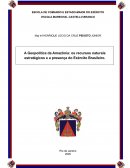 A Geopolítica da Amazônia