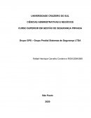 Inicio do Projeto Multidisciplinar de Segurança Privada