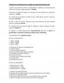 PERGUNTAS E RESPOSTAS DE EXAMES DE BIOLOGIA MOLECULAR