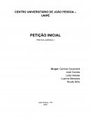 PETIÇÃO INICIAL PRÁTICA JURÍDICA