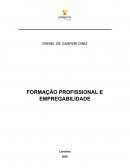 A FORMAÇÃO PROFISSIONAL E EMPREGABILIDADE