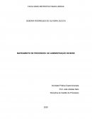 O MAPEAMENTO DE PROCESSOS: GK ADMINISTRAÇÃO DE BENS