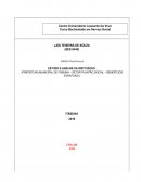 O Estudo e Análise da Instituição