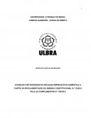 AVANÇOS E RETROCESSOS NA RELAÇÃO EMPREGATÍCIA DOMÉSTICA A PARTIR DA REGULAMENTAÇÃO DA EMENDA CONSTITUCIONAL