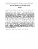 PÓS-TRATAMENTO DE REATOR ANAERÓBIO UTILIZANDO MACRÓFITAS AQUÁTICAS EMERGENTES DO GÊNERO EICCHORNIA