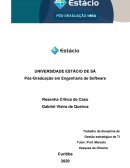 Pós-Graduação em Engenharia de Software Resenha Crítica de Caso