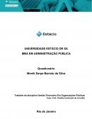 Questionário Crises Orçamentárias da Califórnia, Reforma Fiscal e Concorrência Fiscal Nacional e Internacional