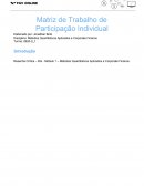 Métodos Quantitativos Aplicados a Corporate Finance