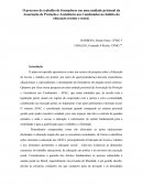 O PROCESSO DE TRABALHO DE FORMADORES EM UMA UNIDADE PRISIONAL DA ASSOCIAÇÃO DE PROTEÇÃO E ASSISTÊNCIA AOS CONDENADOS NO ÂMBITO DA EDUCAÇÃO ESCOLAR E SOCIAL