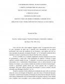 RESENHA DA OBRA CURSO DE LETRAS FILOSOFIA DA EDUCAÇÃO