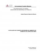 A EVOLUÇÃO DO CONCEITO ERGONOMIA NO AMBIENTE DE TRABALHO AO LONGO DOS ANOS