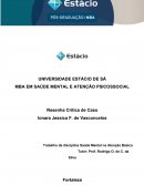 Trabalho da disciplina Saúde Mental na Atenção Básica