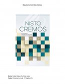 Resumo do Livro Nisto Cremos