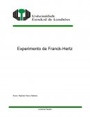 O Experimento de Franck-Hertz