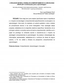 A RELAÇÃO ENTRE A TEORIA DO COMPORTAMENTO E A PSICOLOGIA ESCOLAR