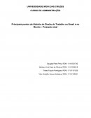 Principais Pontos da História do Direito do Trabalho no Brasil e no Mundo