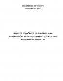 OS IMPACTOS ECONÔMICOS DO TURISMO E SUAS REPERCUSSÕES NO DESENVOLVIMENTO LOCAL