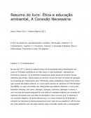 RESUMO DO LIVRO: ÉTICA E EDUCAÇÃO AMBIENTAL, A CONEXÃO NECESSÁRIA