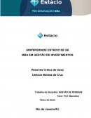 RESENHA SOBRE GESTÃO DE PESSOAS