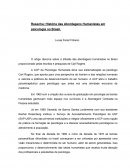 A História das Abordagens Humanistas em Psicologia no Brasil