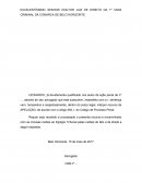 EXCELENTÍSSIMO SENHOR DOUTOR JUIZ DE DIREITO DA 1ª VARA CRIMINAL DA COMARCA DE BELO HORIZONTE