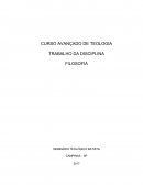 Resumo Teológico da Disciplina de Filosofia