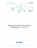 Trabalho de Participação Individual - Fundamentos de Gerenciamento de Projeto