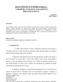 O DIAGNÓSTICO EMPRESARIAL: A PRIMEIRA FASE DO PLANEJAMENTO ORGANIZACIONAL.