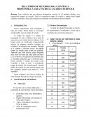 RELATÓRIO DE METODOLOGIA CIENTÍFICA