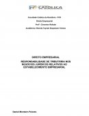 RESPONSABILIDADE DE TRIBUTÁRIA NOS NEGÓCIOS JURÍDICOS RELATIVOS AO ESTABELECIMENTO EMPRESARIAL