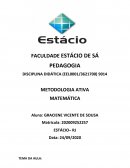 DISCIPLINA DIDÁTICA (EEL0001/3621700) 9014 METODOLOGIA ATIVA