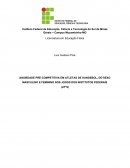 A ANSIEDADE PRÉ-COMPETITIVA EM ATLETAS DE HANDEBOL, DO SEXO MASCULINO E FEMININO NOS JOGOS DOS INSTITUTOS FEDERAIS (JIF’S)