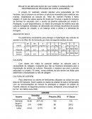 PROJETO DE IMPLANTAÇÃO DE CULTURAS E CONDUÇÃO DE PROPRIEDADE DE PECUÁRIA DE CORTE (ENGORDA).