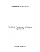 Portfolio de Fundamentos da Pesquisa Operacional