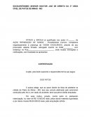 EXCELENTÍSSIMO SENHOR DOUTOR JUIZ DE DIREITO DA 3ª VARA CÍVEL DE PATOS DE MINAS - MG