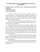 AS DIMENSÕES INSTITUCIONAIS DA MODERNINDADE