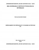 O GERENCIAMENTO DE SERVIÇOS DE TI UTILIZANDO AS PRÁTICAS ITIL