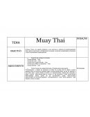 Plano de Aula Muay Thai