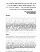O GERENCIAMENTO DE MATERIAIS: DEFINIÇAO DE UM PLANO DE GESTÃO PARA REDUZIR PERDAS EM OBRAS RESIDENCIAIS