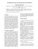 DETERMINAÇÃO DO CALOR ESPECÍFICO DE LÍQUIDOS