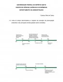 CENTRO DE CIÊNCIAS JURÍDICAS E ECONÔMICAS DEPARTAMENTO DE ADMINISTRAÇÃO