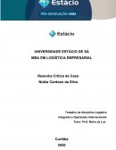 Trabalho da Disciplina Logística Integrada e Operações Internacionais