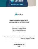 Resenha Critica Ferramentas da Qualidade e Gestão Por Processos