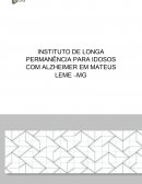 Apresentação Instituto de Longa Permanência Para Idosos Com Alzheimer